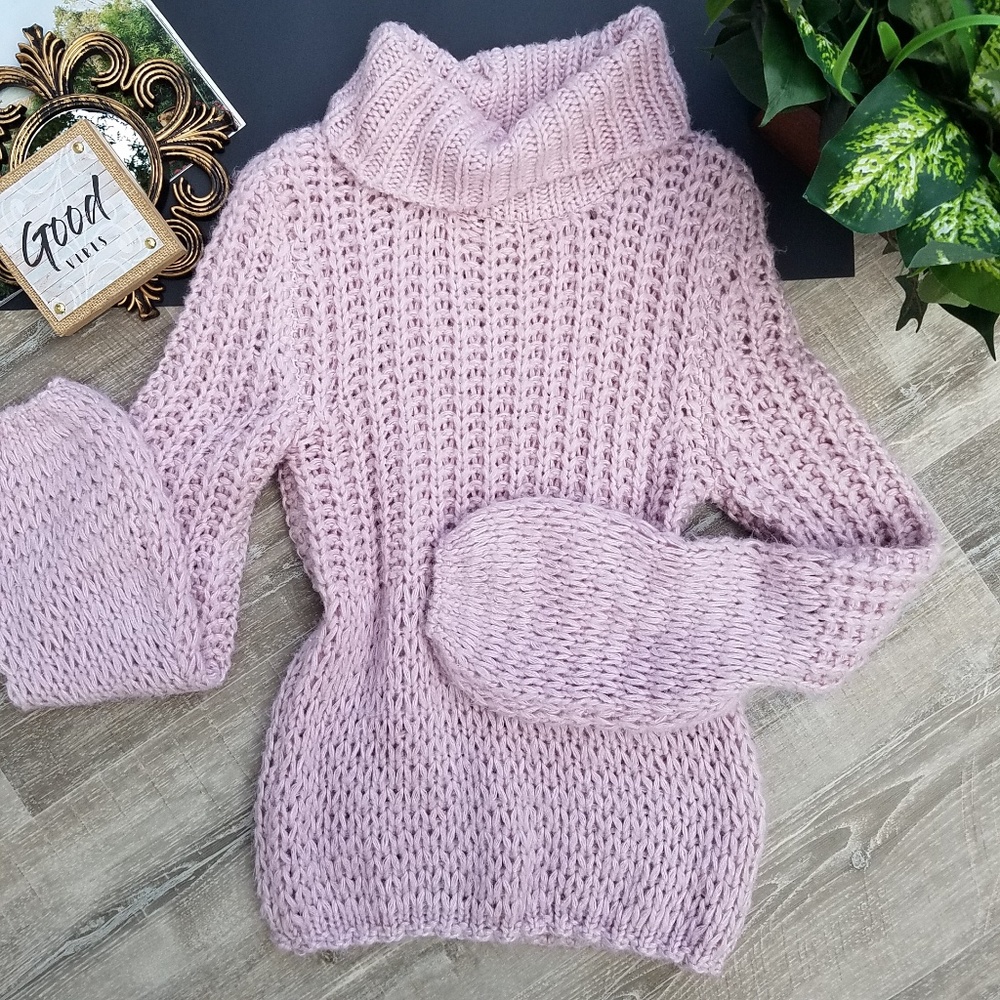 COWL-NECK SWEATER